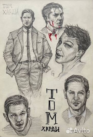 Перерисовка портрета с Вашей фотографии