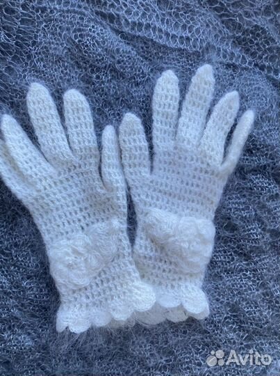 Перчатки пуховые