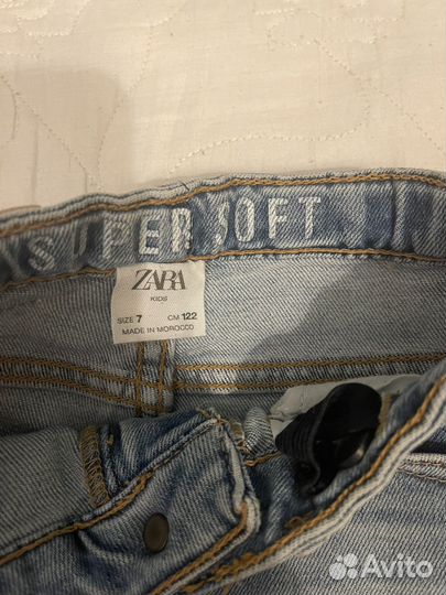 Джинсы zara для девочки 122