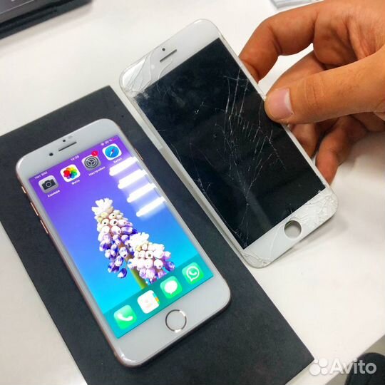 Замена дисплея на iPhone (можно на выезд)