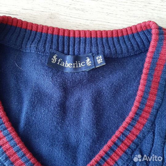 Жилет для мальчика в школу