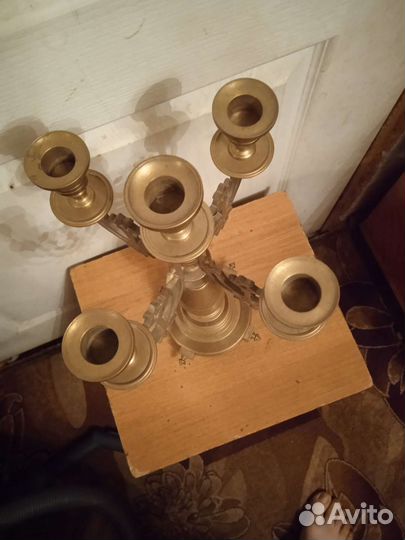 Подсвечник бронза