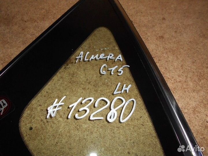 Стекло кузова боковое левое Nissan Almera