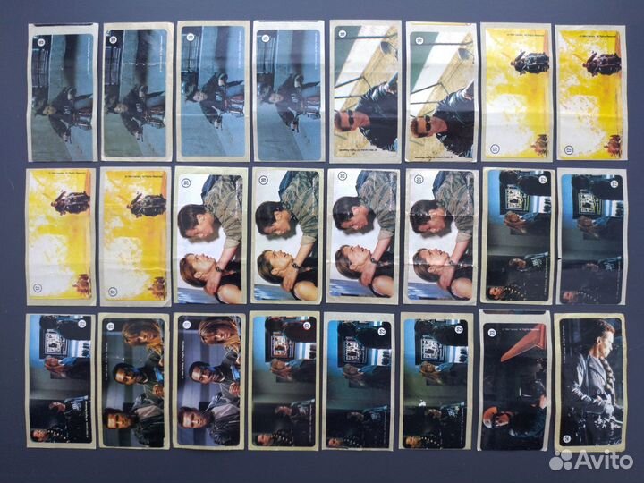 Наклейки от жвачек Terminator Терминатор 2