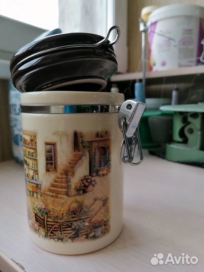 Банка для сыпучих керамика