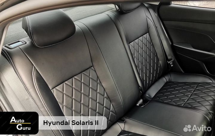 Чехлы на Hyundai Solaris 2