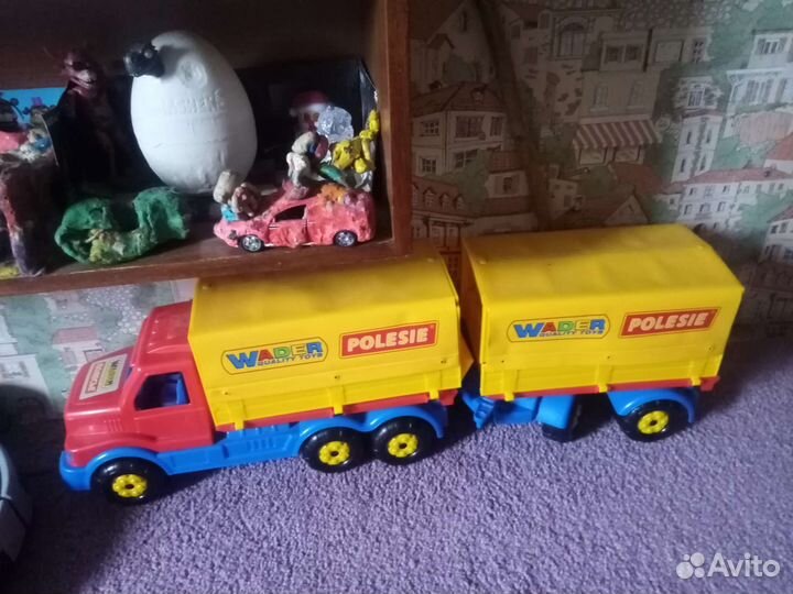 Машинка грузовая 1 метр для динозавров