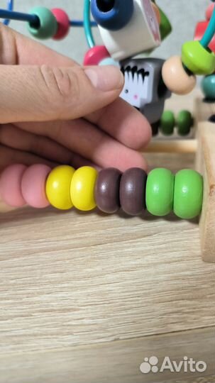 Деревянный лабиринт со счетами