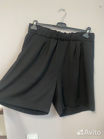 Шорты H&M из лиоцелла и льна на 58/50