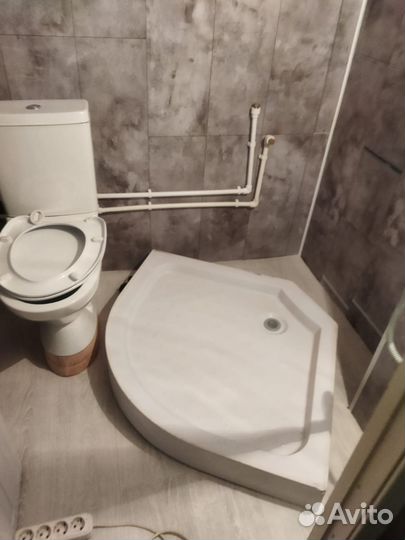 Установка душевых кабин