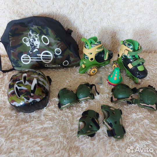 Роликовые коньки раздвижные детские новые 27-30рр