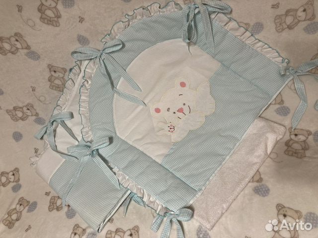 Бортики и балдахин в кроватку