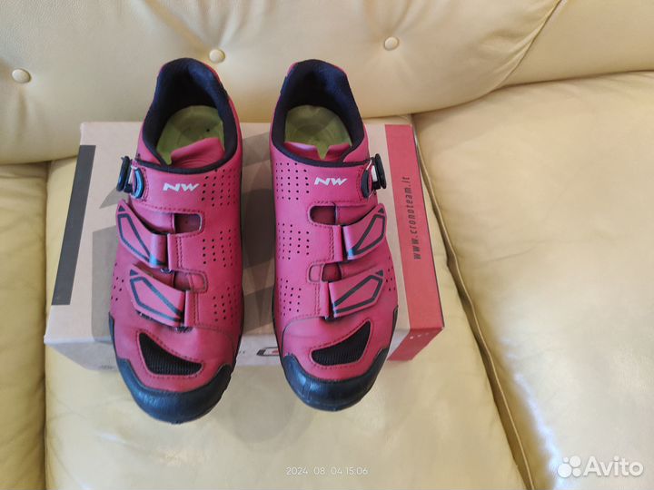 Контактные велоботинки мтб northwave с шипами