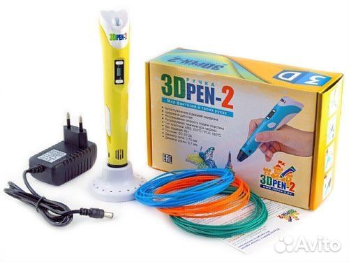 3D ручка 3dpen-2 желтая