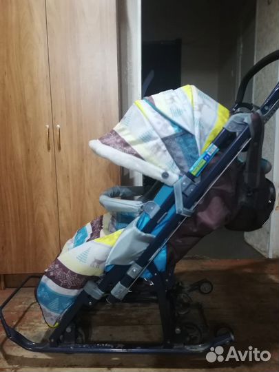 Коляска санки