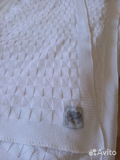 Плед детский вязаный