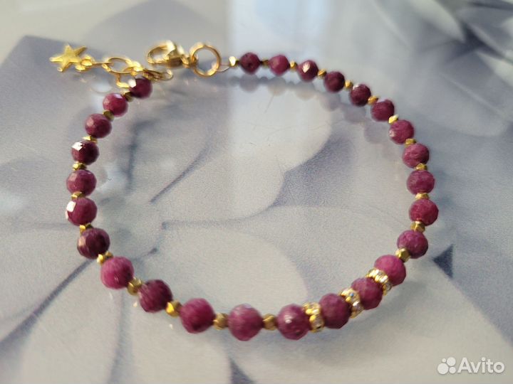 Браслет из рубина Katya quartz