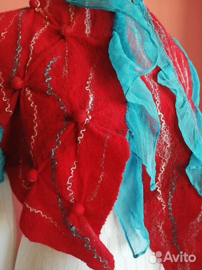 Шарф валяный