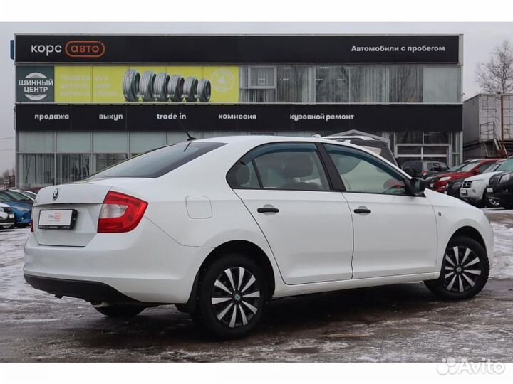 Skoda Rapid 1.6 МТ, 2015, 201 550 км