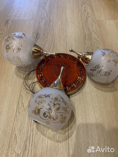 Люстра потолочная бу