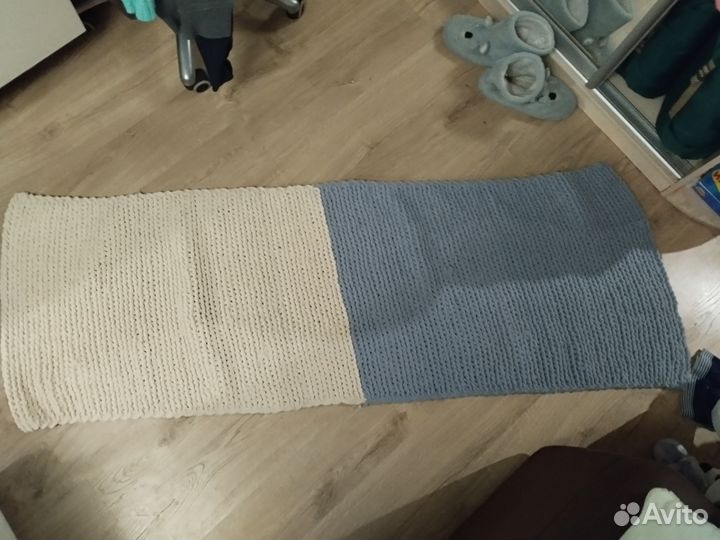 Плед из ализе пуффи