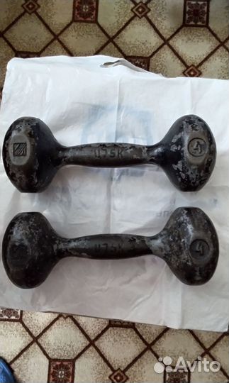 Гантели 4кг пара