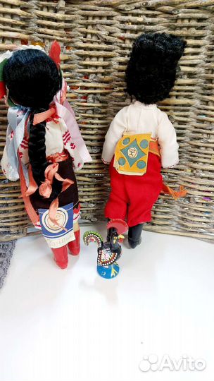 Куклы СССР Ивасик и Василина Бронь