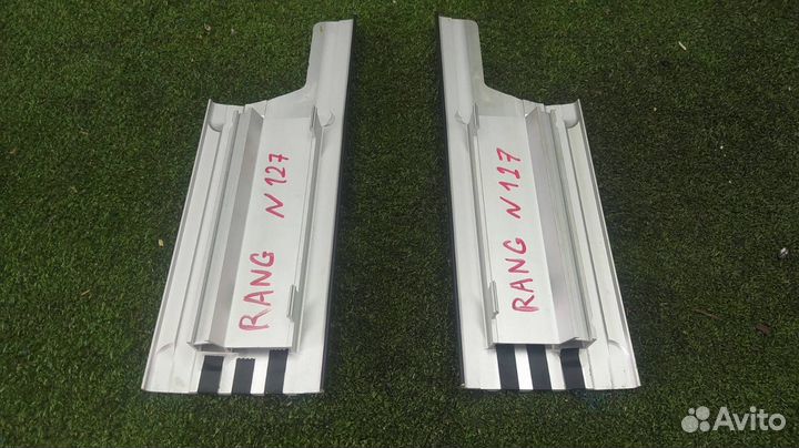 Накладки на порог салона пара Land Rover Range