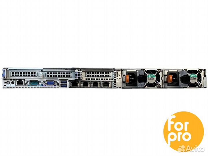 Сервер dell R640 8SFF 2x6242RGold 128GB, H730p