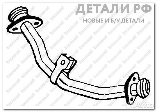 Приёмная труба bosal 787765