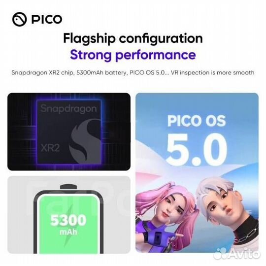 Очки,шлем виртуальной реальности Pico Neo 4,8+128G