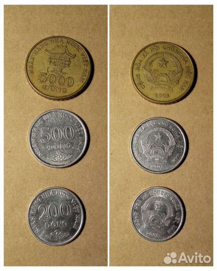 Монеты азиатских стран