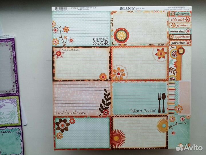 Бумага (карточки) для скрапбукинга BoBunny