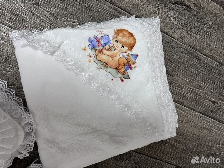 Конверт на выписку плед