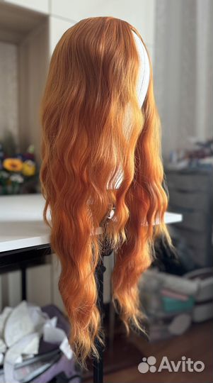 Парик для косплея рыжий