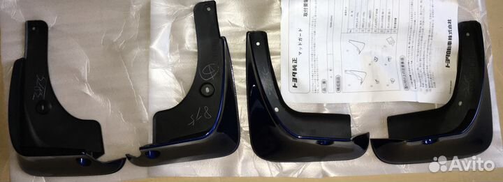 Брызговики toyota camry V40 2006- dark blue MC