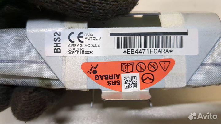 Подушка безопасности боковая правая Mazda 3 (BM), 2014