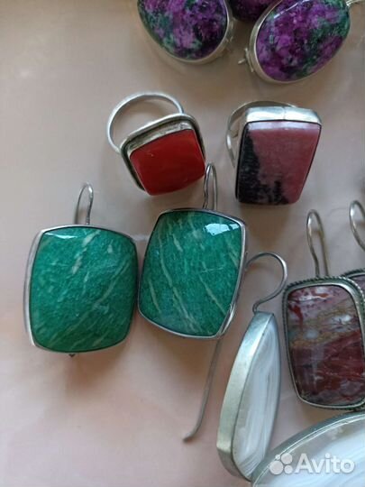 Украшения с натуральными камнями