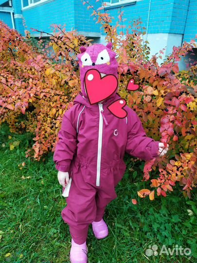 Шапка шлем Lassie демисезонная, ог 46-48