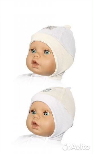 Шапки для малыша 2шт