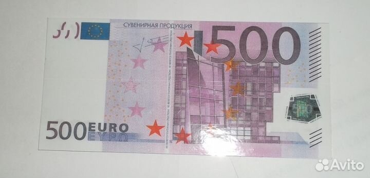 Магнит на холодильник евро