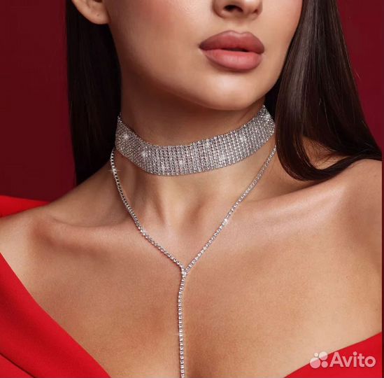 Чокер из страз