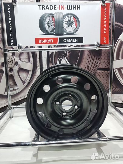 Штампованные диски R16 Trebl X40051 P black