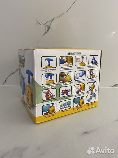 Машинки реактивные на воздушных шариках