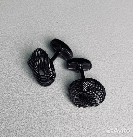 Запонки «Спираль»