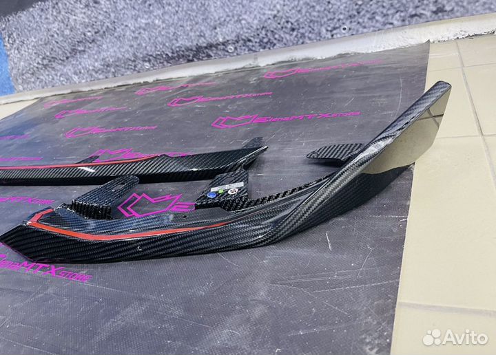 Сплиттер BMW G42 сухой карбон