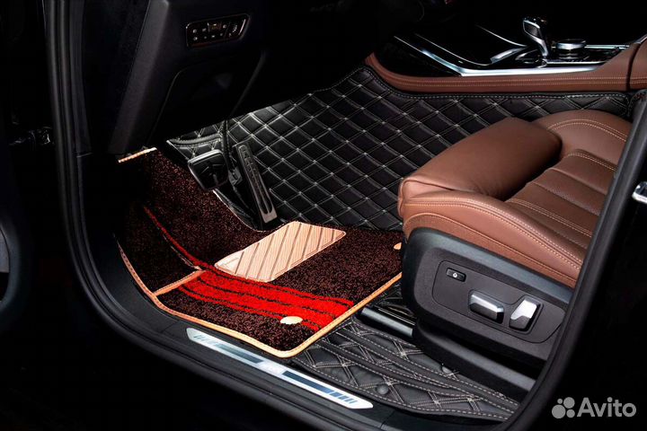 3D Коврики Range Rover Салон Багажник из Экокожи