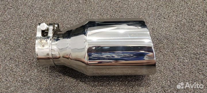 Насадка на глушитель скошенная вх. 51мм вых. 89мм