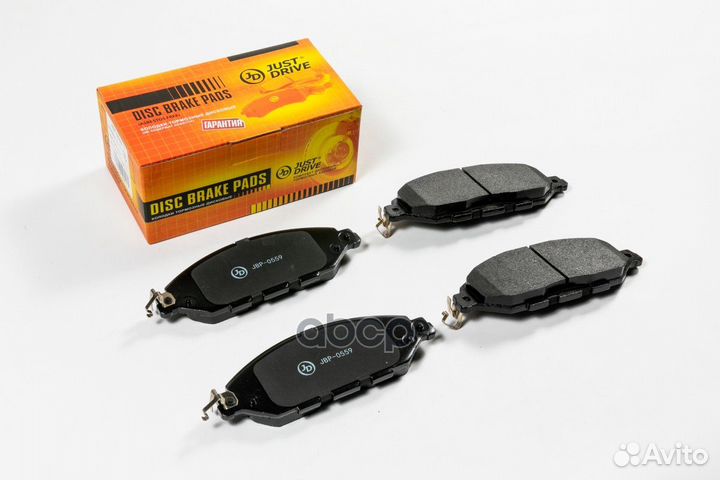 Колодки тормозные дисковые, передние JBP0559 Just