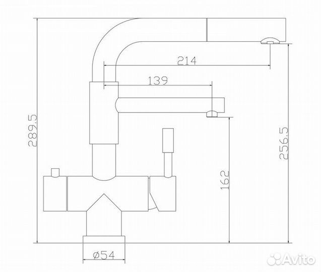 Смеситель для кухни zorg szr-3216 grafit Серый